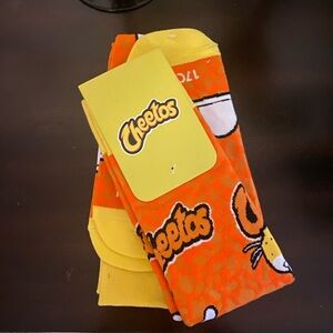 New Strideline Chester Cheetah Cheetos Novelty Dress Socks | 2-Pair Set | Gift